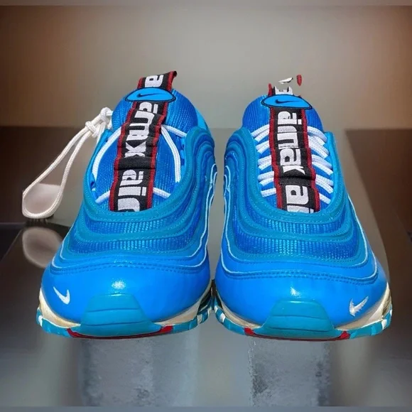 🛜🟥US 11- Nike Air Max 97 “Blue Hero" 2018 {312834-401} Men's Sneak - Picture 10 of 14